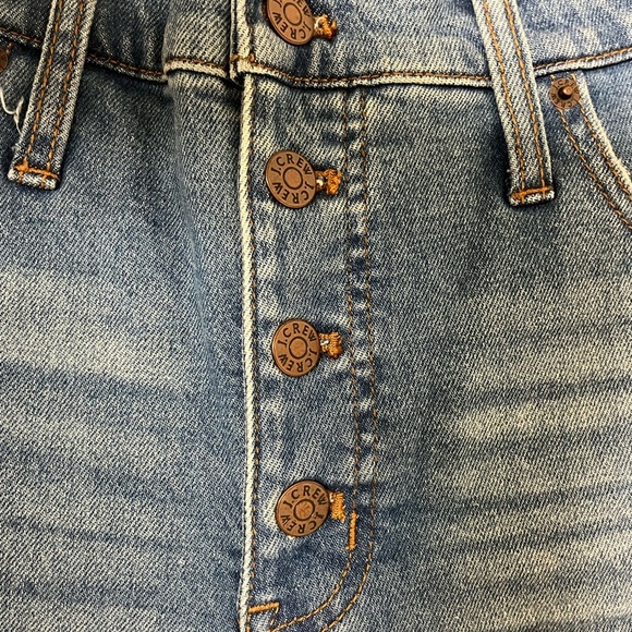 J. Crew High Rise Med Wash Button Fly Cotton Tensel All Day Stretch Jeans Sz 31 - Picture 2 of 16